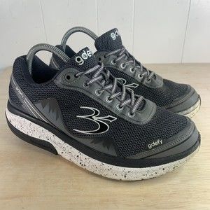 Gdefy Gravity Defyer Mighty Walk Black Athletic Shoes Sneaker Men's Size 8.5